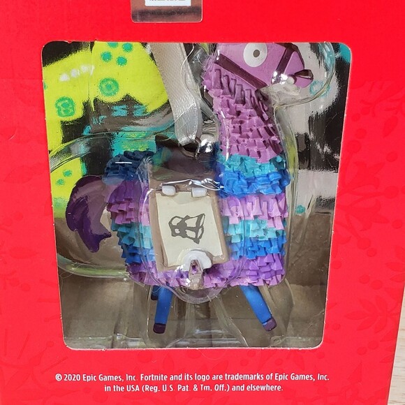 Hallmark Fortnite Loot Llama 3.5" Gamers Christmas Tree Ornament Keepsake New - Picture 8 of 10